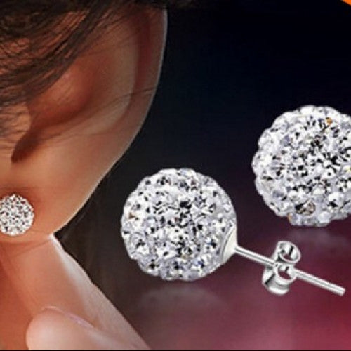 Fashion Micro Disco Ball Earring