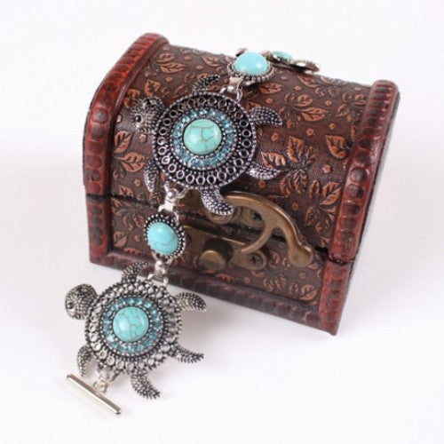 Sea Turtle Turquoise Fashion Bracelet