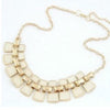 Collar Long Plated Enamel Necklace